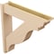 Ekena Millwork 8-in W x 38-in D x 38-in H Funston Trad Rough Cedar Woodgrain TimberThane Outlooker, Primed Tan OUTUR080X38X38FST04RCPR - alternate 2